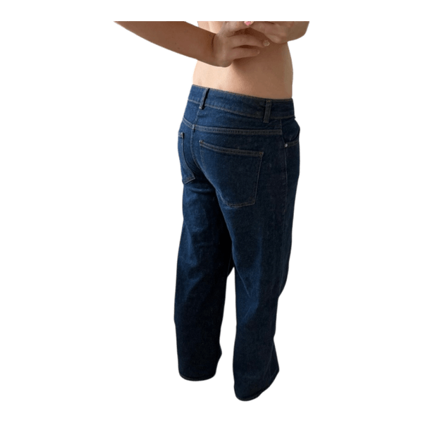Blue denim jeans