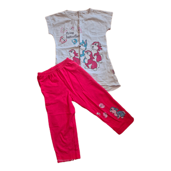 Meiteņu komplekts ar zaķiem