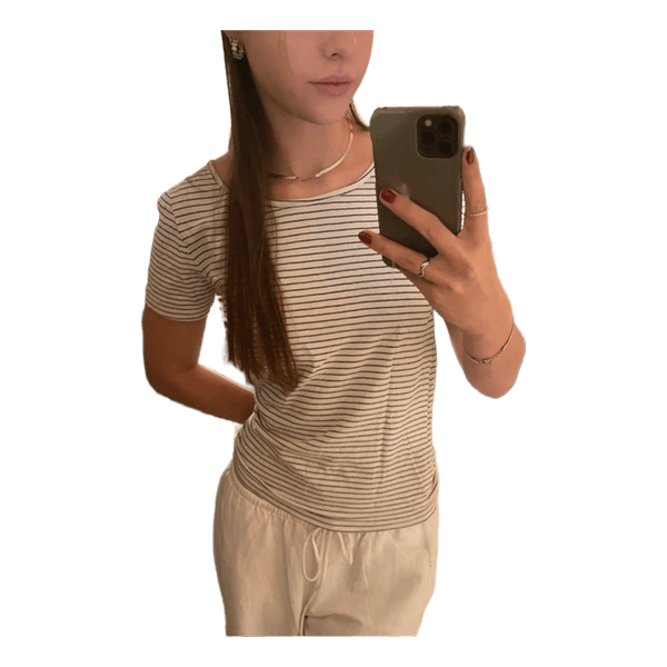 Stribet t-shirt