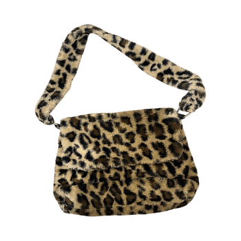 Leopard pūkaina plecu soma