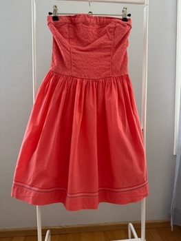 Coral Tommy Hilfiger Summer Cotton Dress