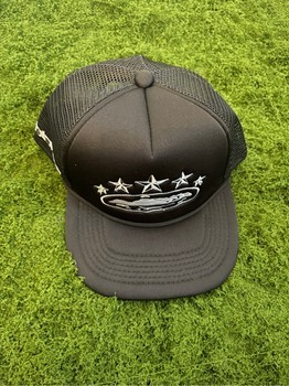 Black Corteiz Trucker Cap
