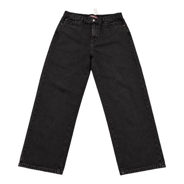 Black denim jeans