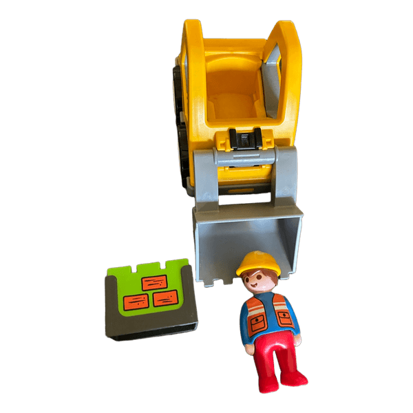 Playmobil gummiged med figur