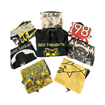 Bändipaitoja laidasta laitaan 10kpl