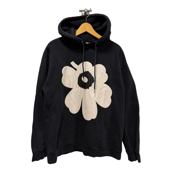 Marimekko Runoja Unikko Hoodie Sweatshirt Size L