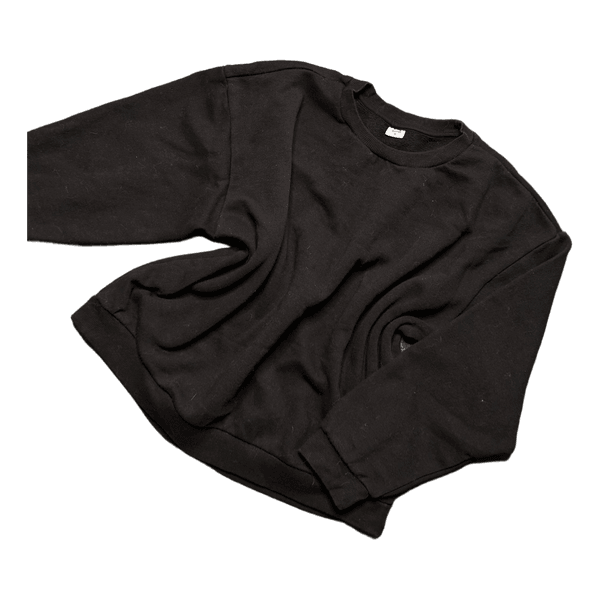 Black cotton sweater
