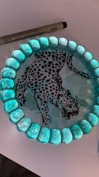 Custom resin tray