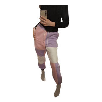 Shein patchwork sweatpants