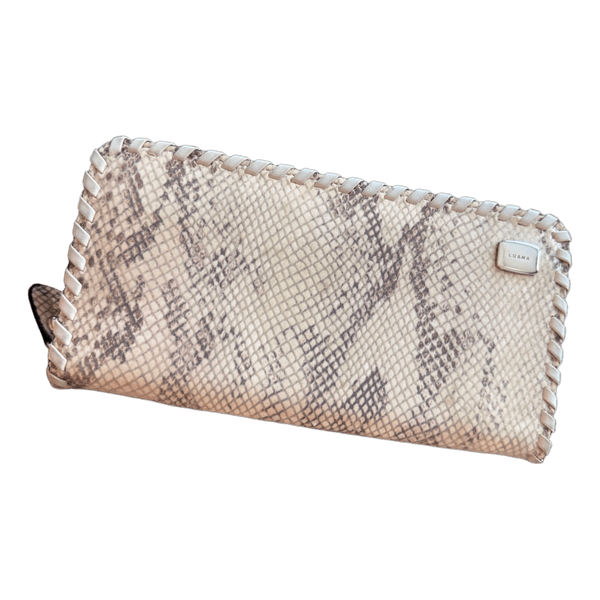 Luana snakeskin print wallet