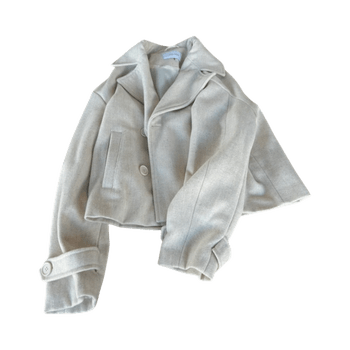 Beige kangastakki