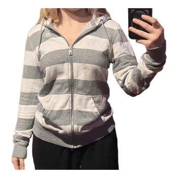 Nike striped zip hoodie