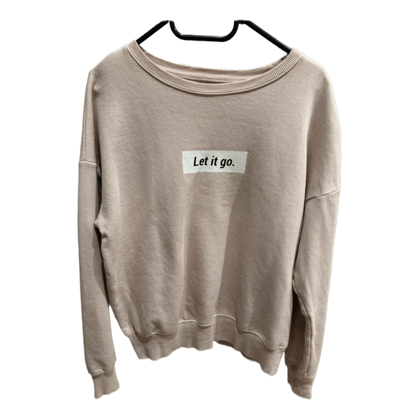 Beige graphic sweatshirt