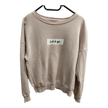 Beige graphic sweatshirt