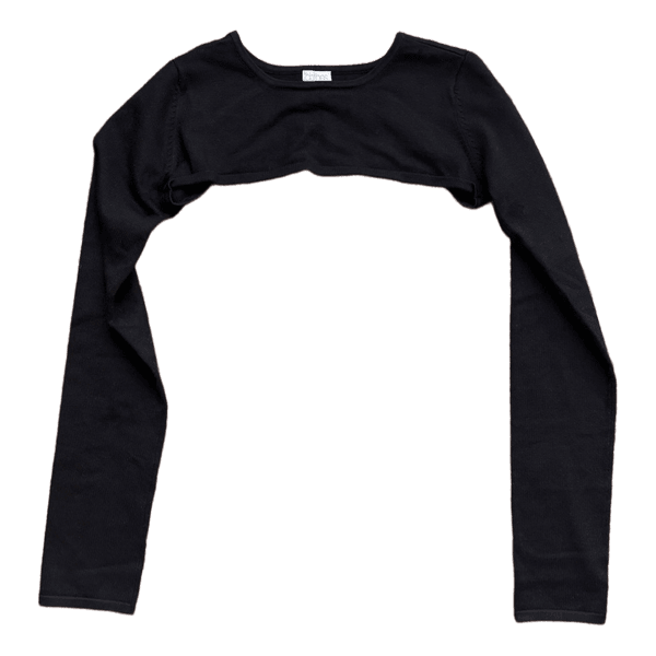 Black vintage shrug