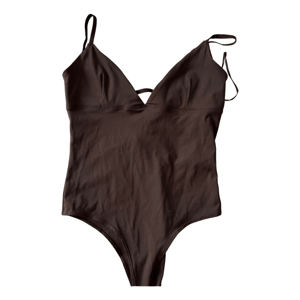 Brown bodysuit