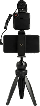 Tripod with microphone