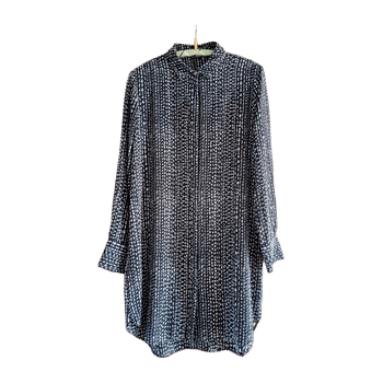 Marimekko silk shirt dress tunic 