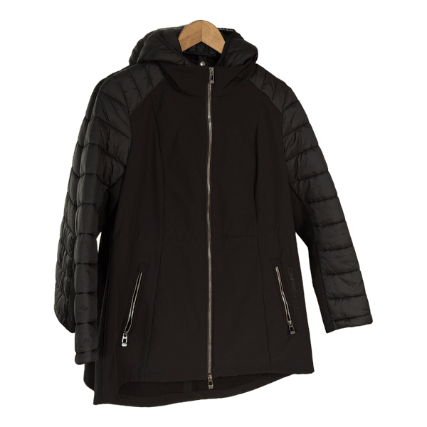 Black Calvin Klein jacket outdoor