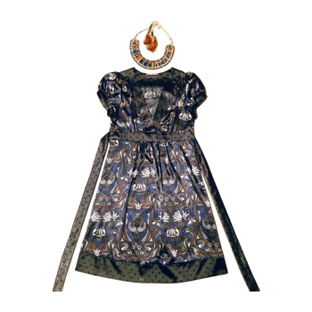 An’ge Satin Dress and Necklace