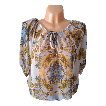 Floral print blouse