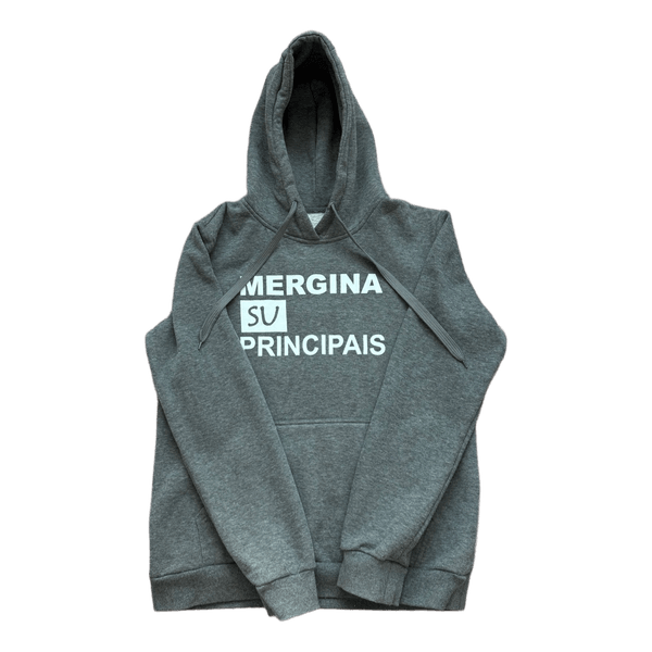 🩶 “Girl with Principles” hoodie | Size M–L | Excellent condition 🩶