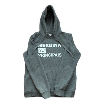 🩶 “Girl with Principles” hoodie | Size M–L | Excellent condition 🩶