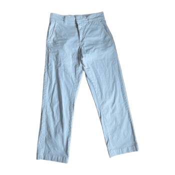White cropped chino pants from Part Two