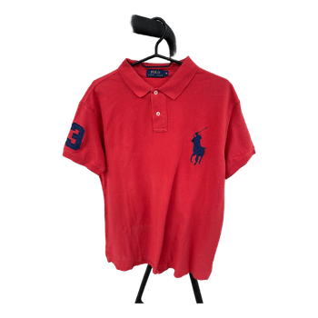 Punainen Polo Ralph Lauren pikeepaita