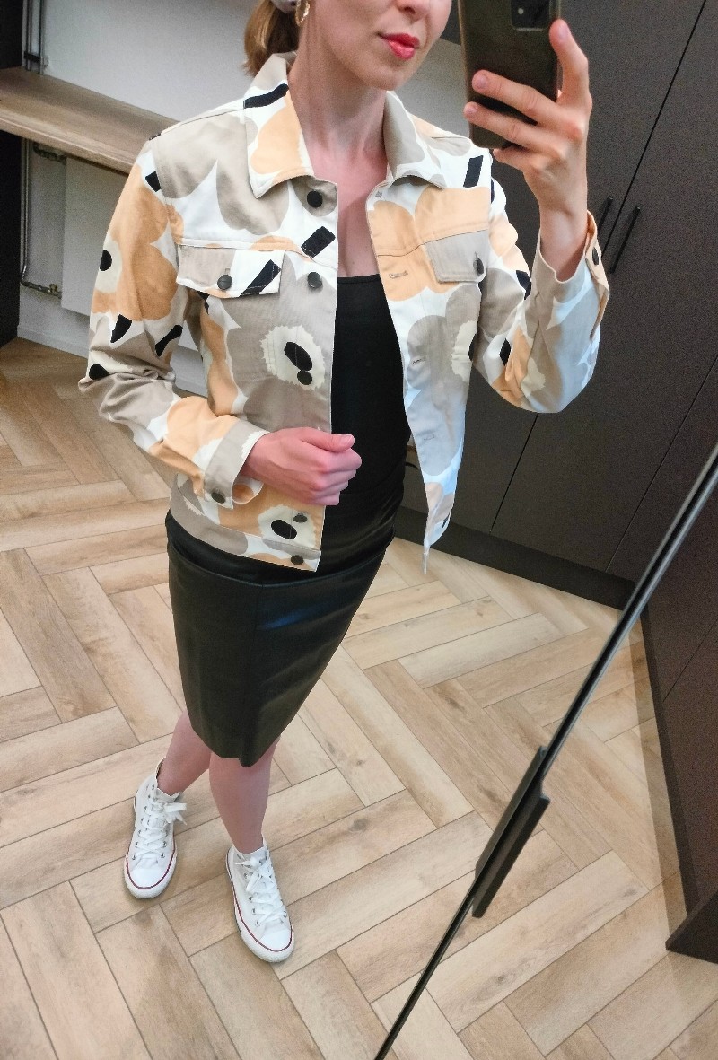 🤎 Marimekko Sarpio Pieni Unikko- farkkutakki🤎