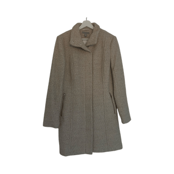 Beige villasekoitetakki