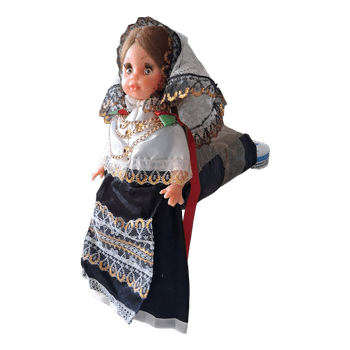 Juhlava Vintage-nukke (27 cm)