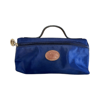 Tummansininen Longchamp pikkulaukku