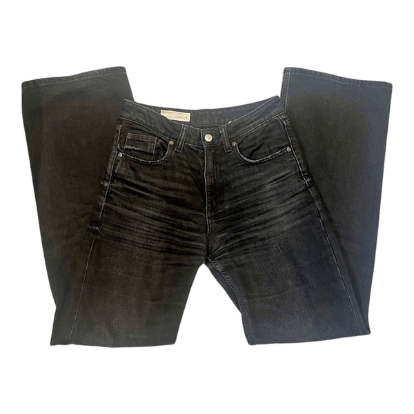 Black denim jeans
