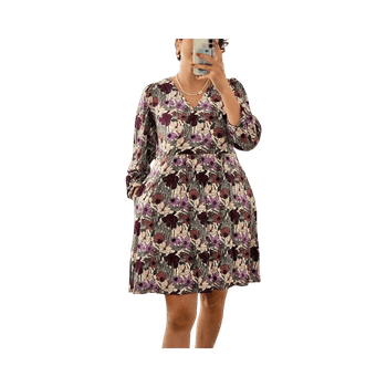Floral print midi dress