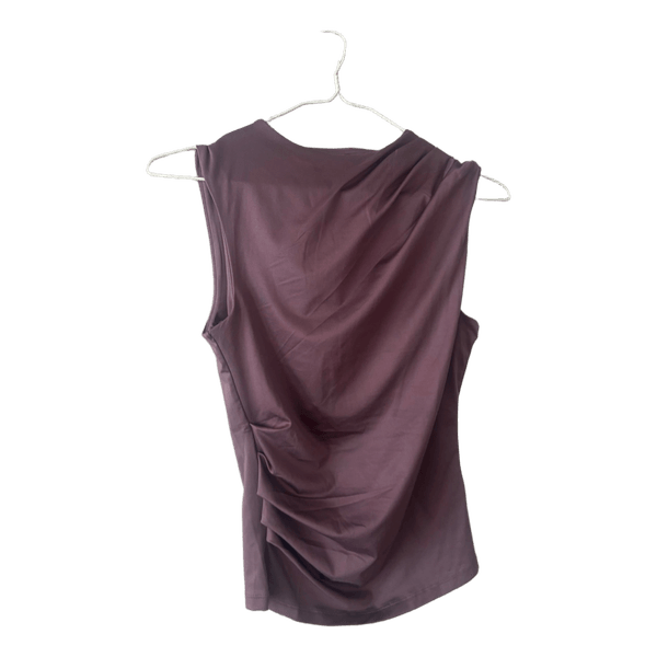 Lilla draperet top