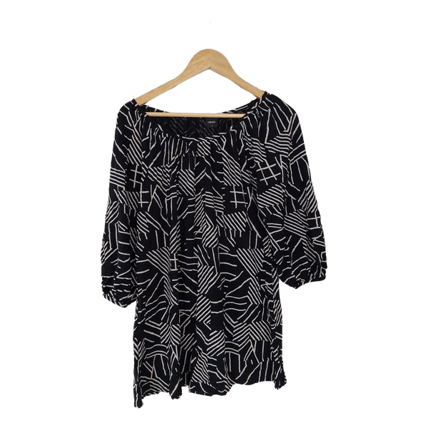 Nanso patterned tunic