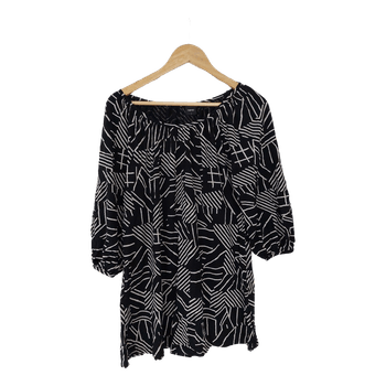 Nanso patterned tunic