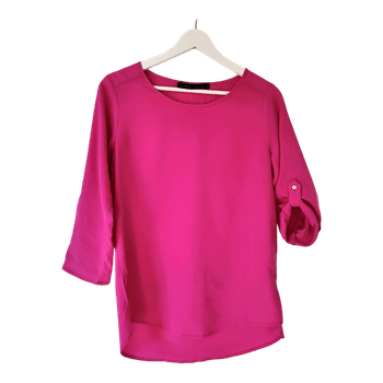 Fuksia Zara Basic pusero
