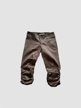 Brown capri pants