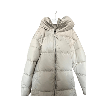 White Puffer Jacket MANGO