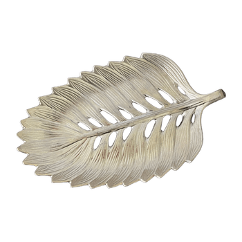 Decorative leaf-shaped tray
