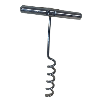 Metal wine corkscrew