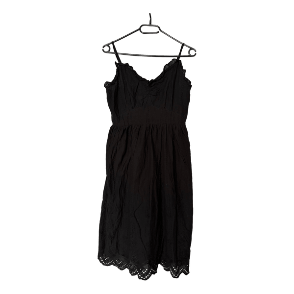 Black sleeveless summer dress