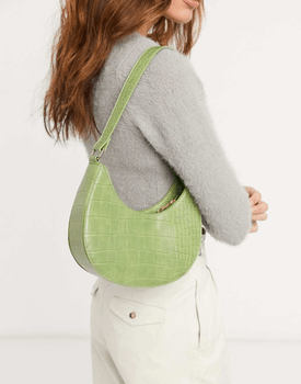 Curved shoulder bag