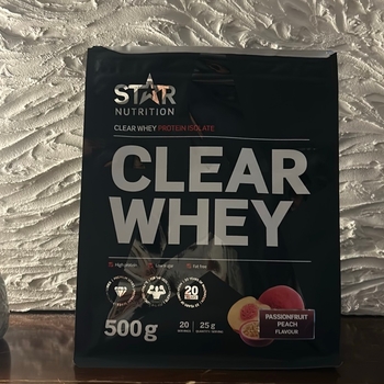 Star Nutrition: Clear Whey Protein Isolate / 500g / Passionfruit - Peach Flavour