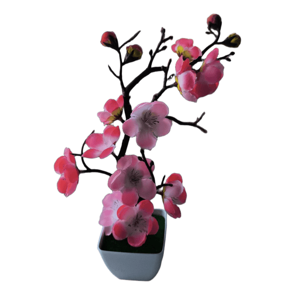 Artificial cherry blossom plant
