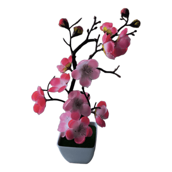 Artificial cherry blossom plant