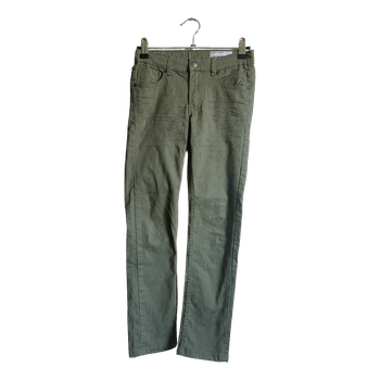 Green patterned trousers