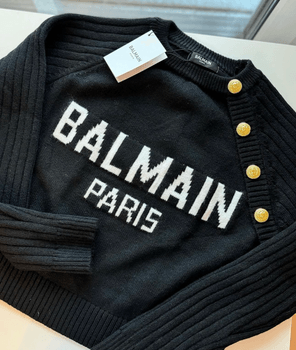 Balmain black sweater